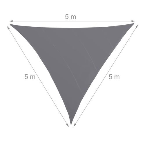 Voile D'ombrage Triangle Gris