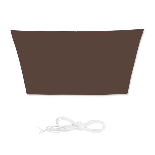 Voile D'ombrage Trapèze Brun