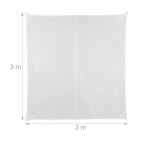 Voile D’ombrage Carré Blanc