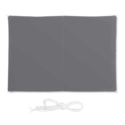 Voile D'ombrage Rectangle Gris