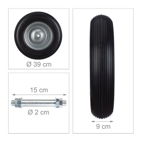 Roue De Brouette En Caoutchouc