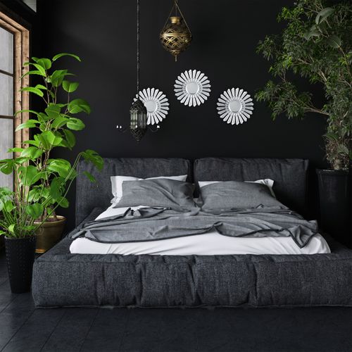 Lot De 3 Miroirs De Décoration Soleil