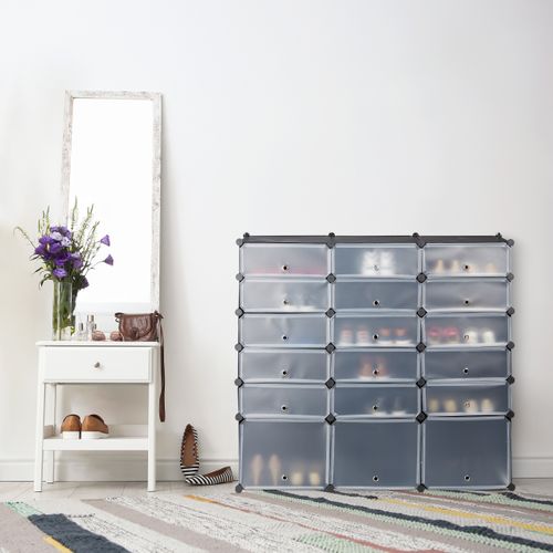 Meuble à Chaussures 18 Compartiments