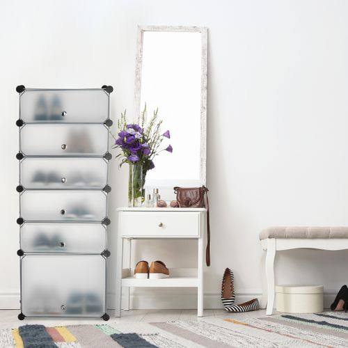 Meuble à Chaussures Avec 6 Casiers