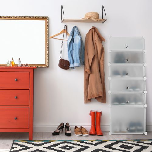 Meuble à Chaussures Avec 6 Casiers