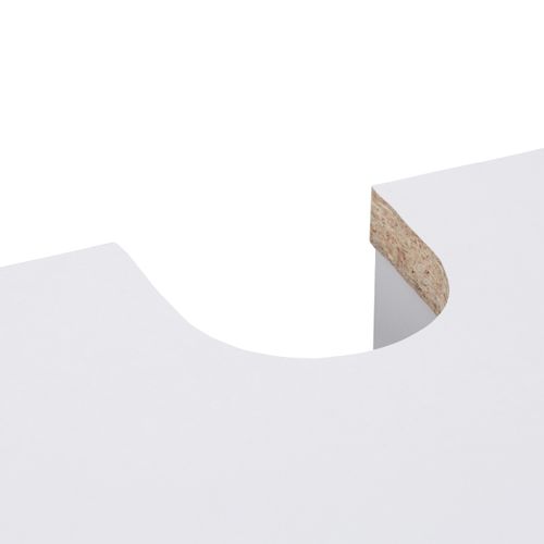 Dessous De Lavabo 1 Porte 3 Étagères Wc