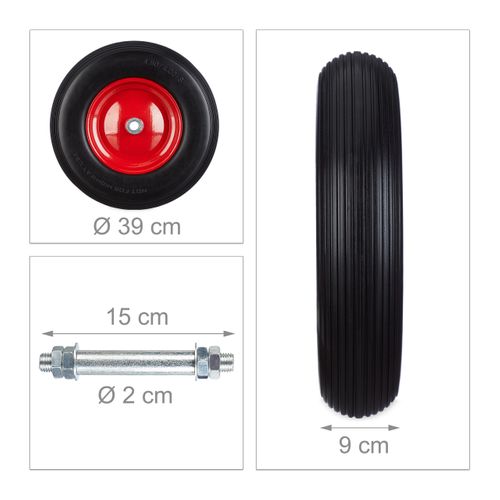 Roue De Brouette En Caoutchouc