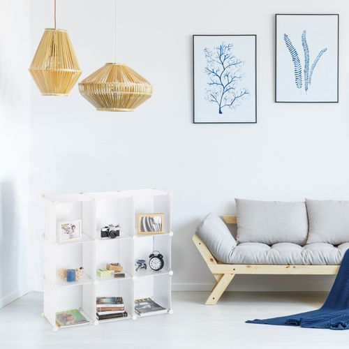 Étagère Rangement 9 Casiers