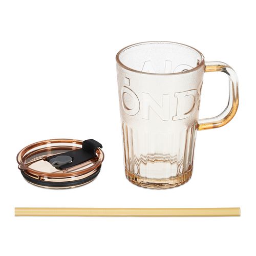 2x Jarres, Chacun Ayant Une Paille