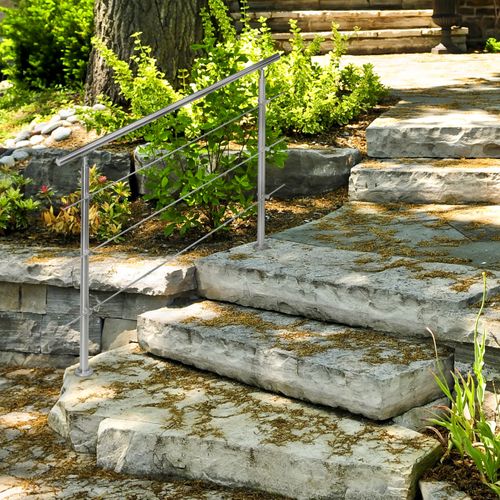 Rampe D'escalier En Inox Extérieur