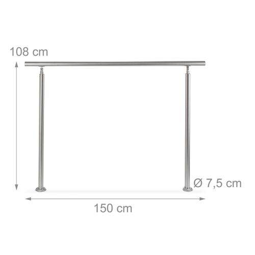 Rampe D'escalier En Inox Extérieur
