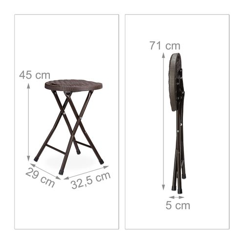 Tabouret De Jardin Lot De 2 Bastian