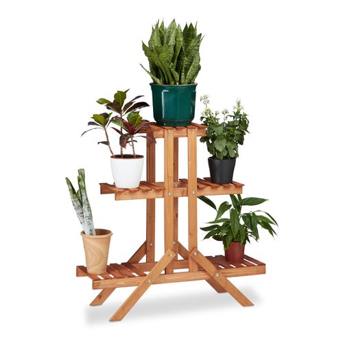 Etagère à Fleurs En Bois Escalier