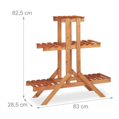Etagère à Fleurs En Bois Escalier