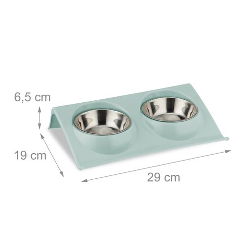 2x Supports Surélevés Double Gamelle