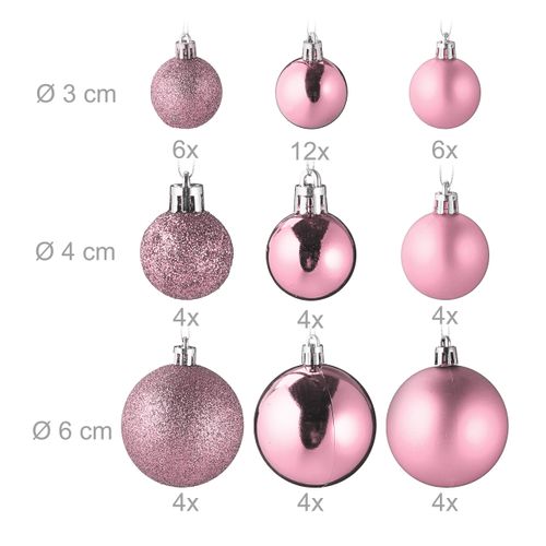 Boules De Noël En Lot De 100