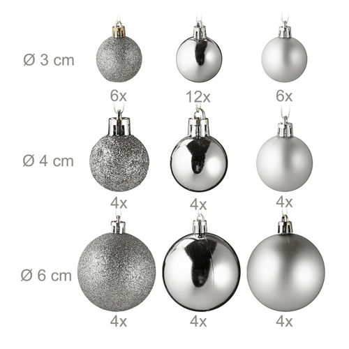 Boules De Noël En Lot De 100