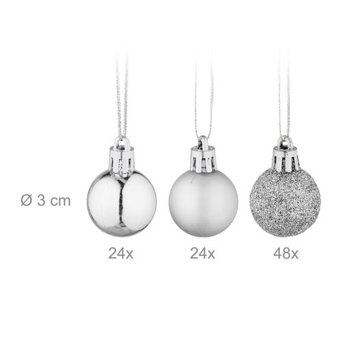 Lot De 96 Boules De Noël