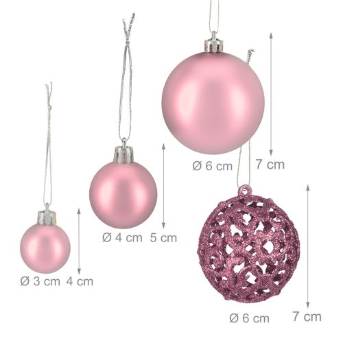 Boules De Noël En Lot De 50