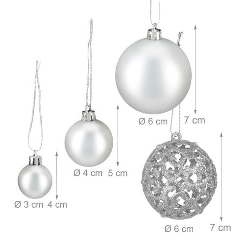 Boules De Noël En Lot De 50