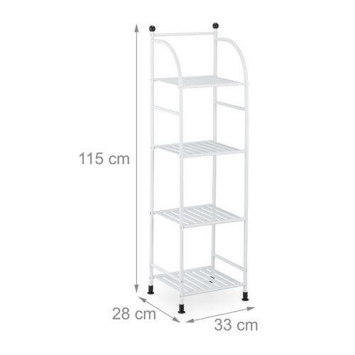 Étagère Verticale à 4 Rayons