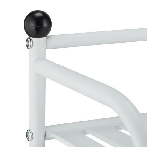 Étagère Avec 5 Rayons En Acier Blanc 56x28x133