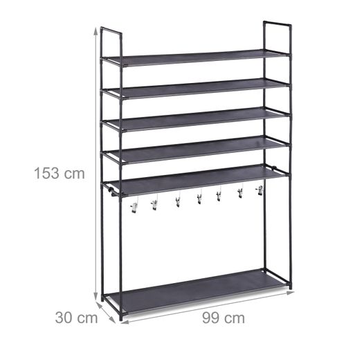 Étagère à Chaussures Compartiment Bottes