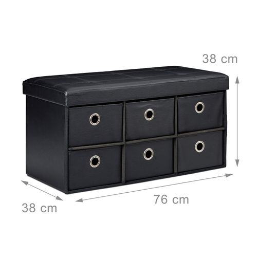 Banc De Rangement Tabouret Coffre