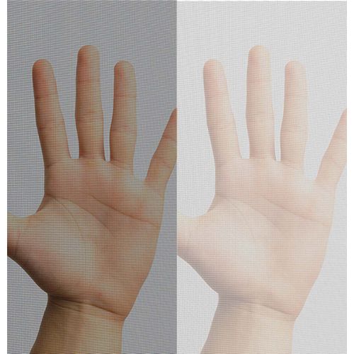 Moustiquaire Fenêtre Anthracite 18g/m² Bande Auto-agrippante 7,5 Mm Max 150x180 Cm