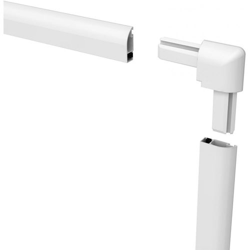 Moustiquaire Cadre Aluminium Sans Perçage 120 X 140 Cm Basic Plus