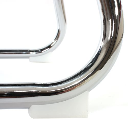 Lot De 2 Chaises De Conférence / Chaise Visiteurs Ancona, Simili-cuir ~ Orange