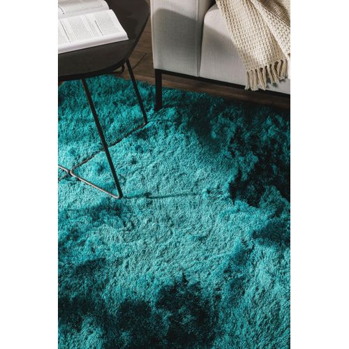 Tapis à Poils Longs Whisper Turquoise 120x170 Cm