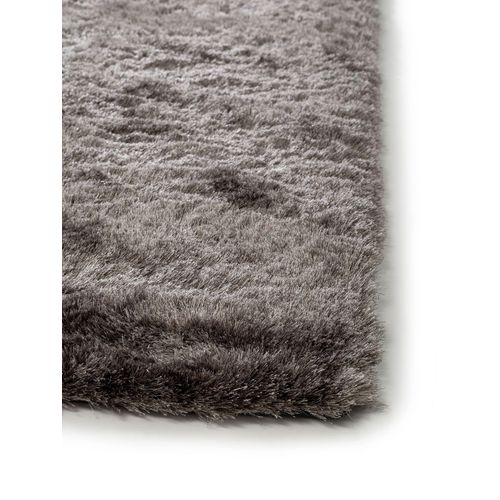 Tapis à Poils Longs Whisper Gris 80x150 Cm