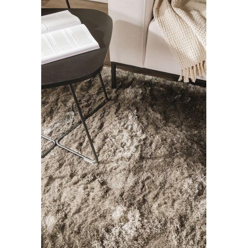 Tapis à Poils Longs Whisper Gris 80x150 Cm
