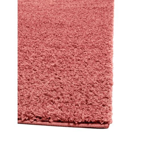 Tapis à Poils Longs Swirls Rose 120x170 Cm