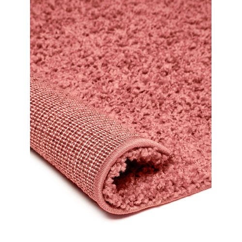 Tapis à Poils Longs Swirls Rose 120x170 Cm