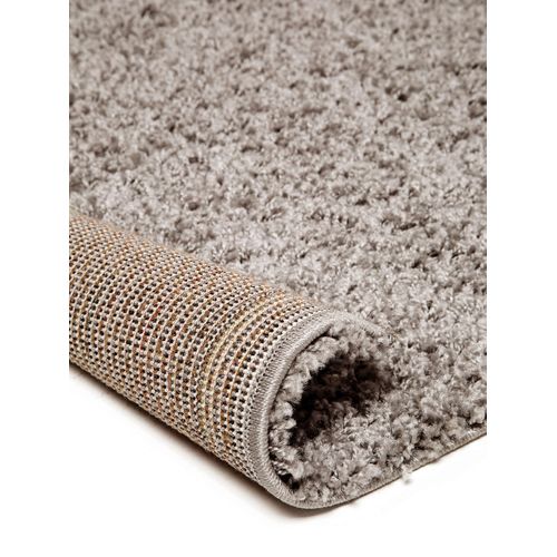 Tapis à Poils Longs Swirls Gris 80x150 Cm