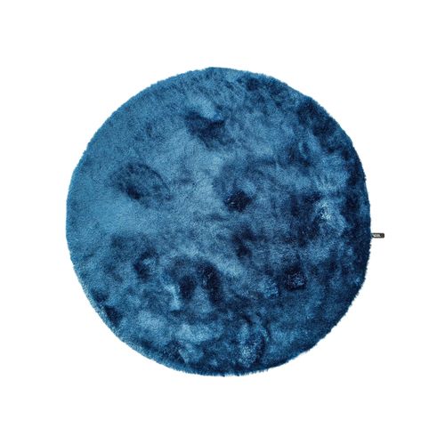 Tapis à Poils Longs Whisper Bleu 200 Cm Rond