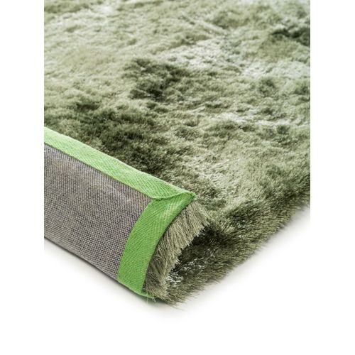 Tapis à Poils Longs Whisper Vert 80x300 Cm
