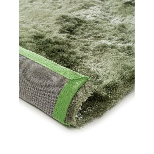 Tapis à Poils Longs Whisper Vert 150x150 Cm