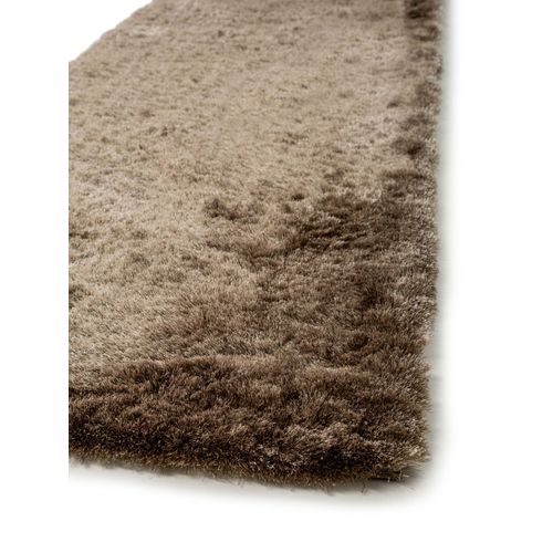 Tapis à Poils Longs Whisper Marron Clair 80x300 Cm