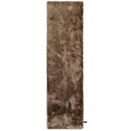 Tapis à Poils Longs Whisper Marron Clair 80x300 Cm