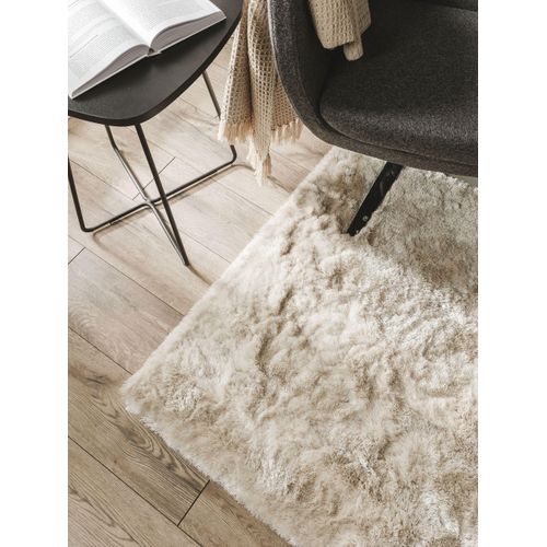 Tapis à Poils Longs Whisper Beige 200x200 Cm