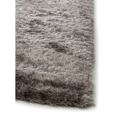 Tapis à Poils Longs Whisper Gris 150x150 Cm