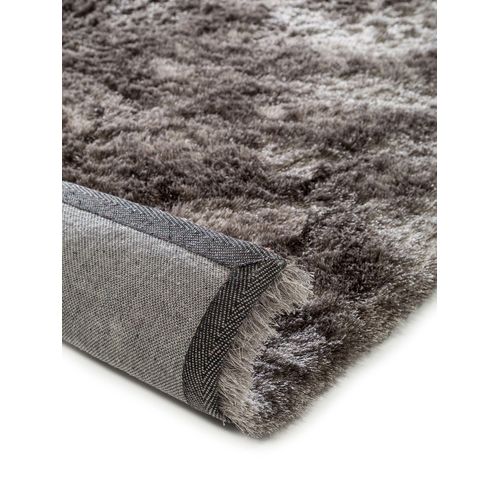 Tapis à Poils Longs Whisper Gris 150x150 Cm