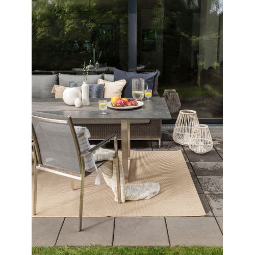 Tapis D'extérieur Et Intérieur Metro Beige 80x150 Cm