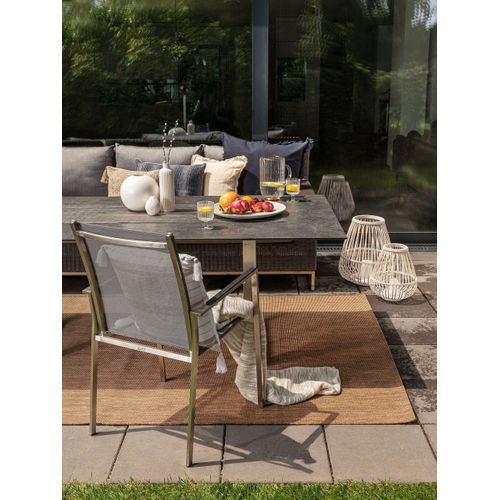 Tapis D'extérieur Et Intérieur Metro Marron 160x230 Cm