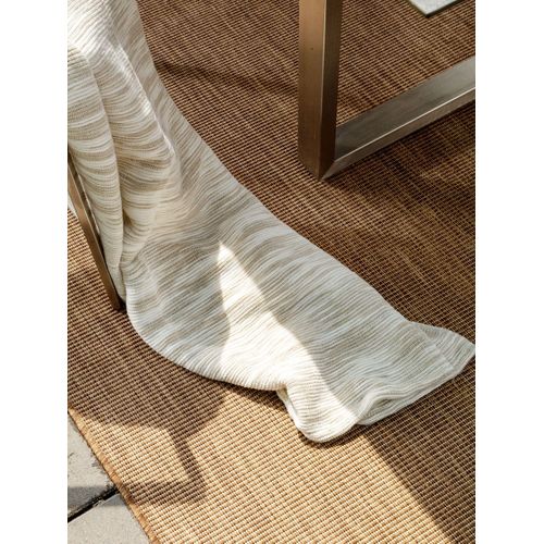 Tapis D'extérieur Et Intérieur Metro Marron 200x290 Cm