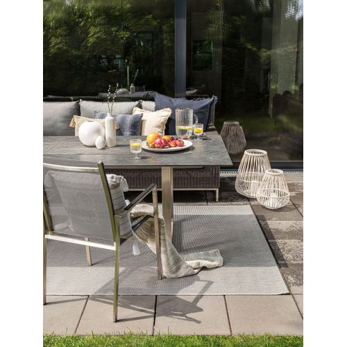 Tapis D'extérieur Et Intérieur Metro Gris Clair 240x340 Cm