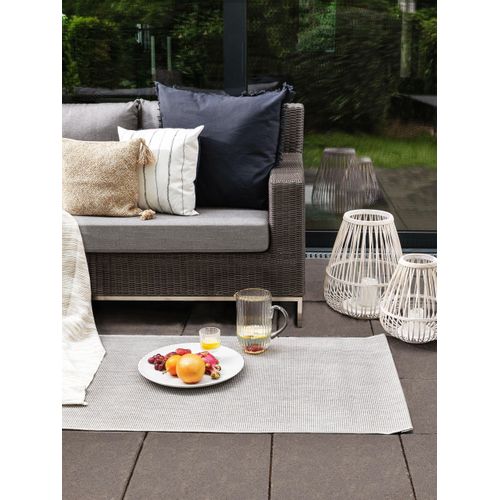 Tapis De Couloir Extérieur Et Intérieur Metro Gris Clair 80x240 Cm